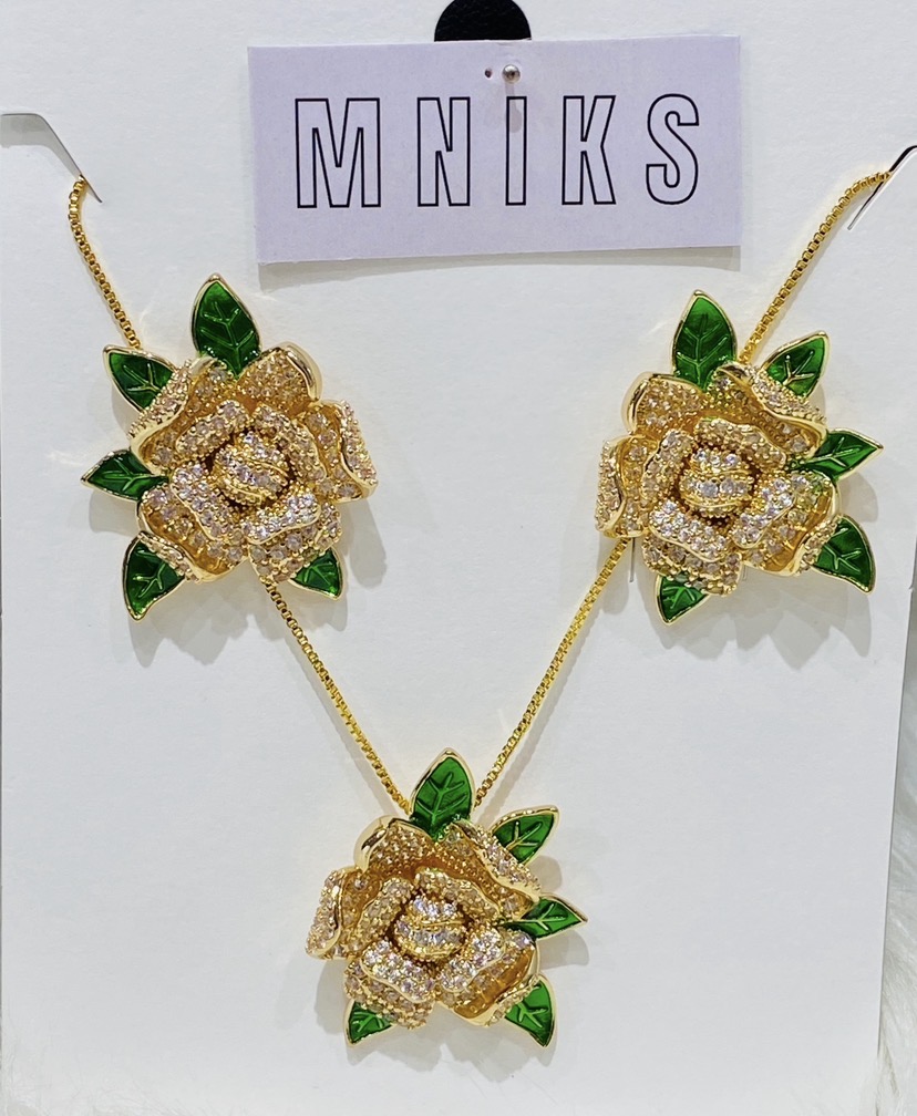 Green-Gold Swarovski