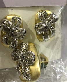 Gold-Silver Bow Set
