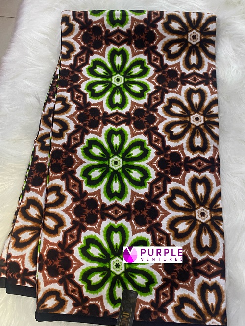 Indigo Floral Ankara (6 yds)