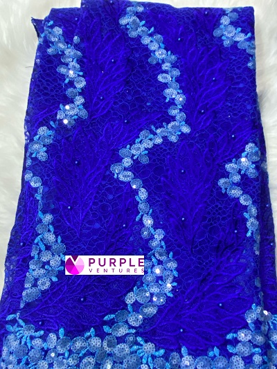 Blue Wave Lace (5 yards)