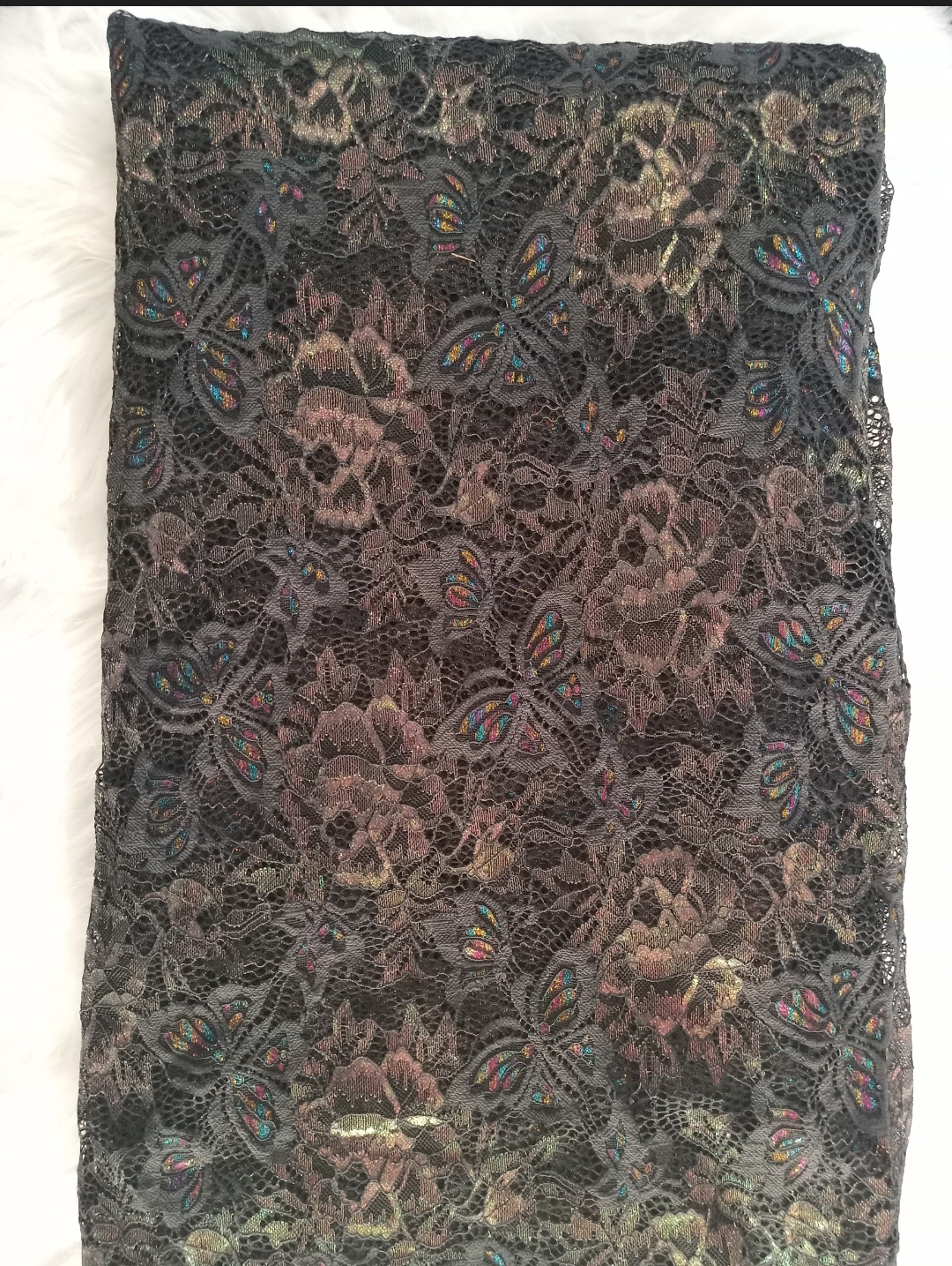 Black +multicolored butterfly