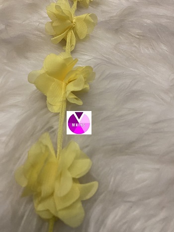 Sun Yellow Flower Trimming