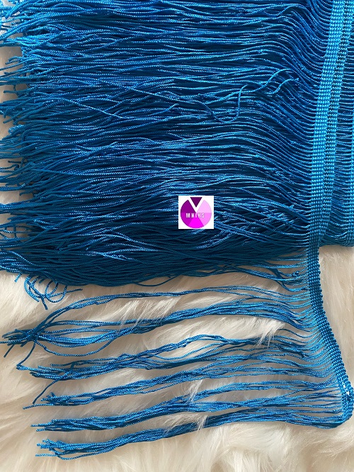 Turquoise Blue Fringe