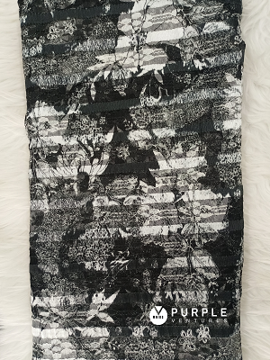 Black & White Chantilly Lace