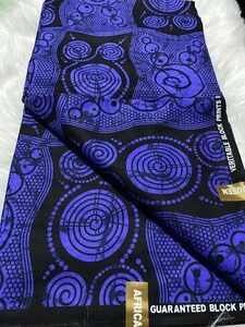 African Queen - Blue and black