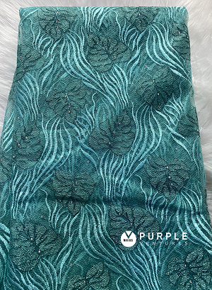 Aqua Green Lf Lace (4.5 yards)