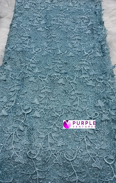 Baby Blue Cord Lace (2.5 yards)